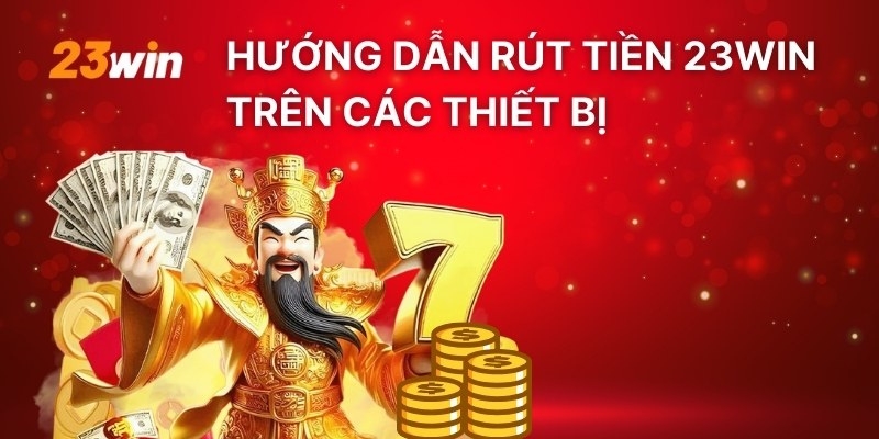 Hướng dẫn rút tiền 23win trên các thiết bị